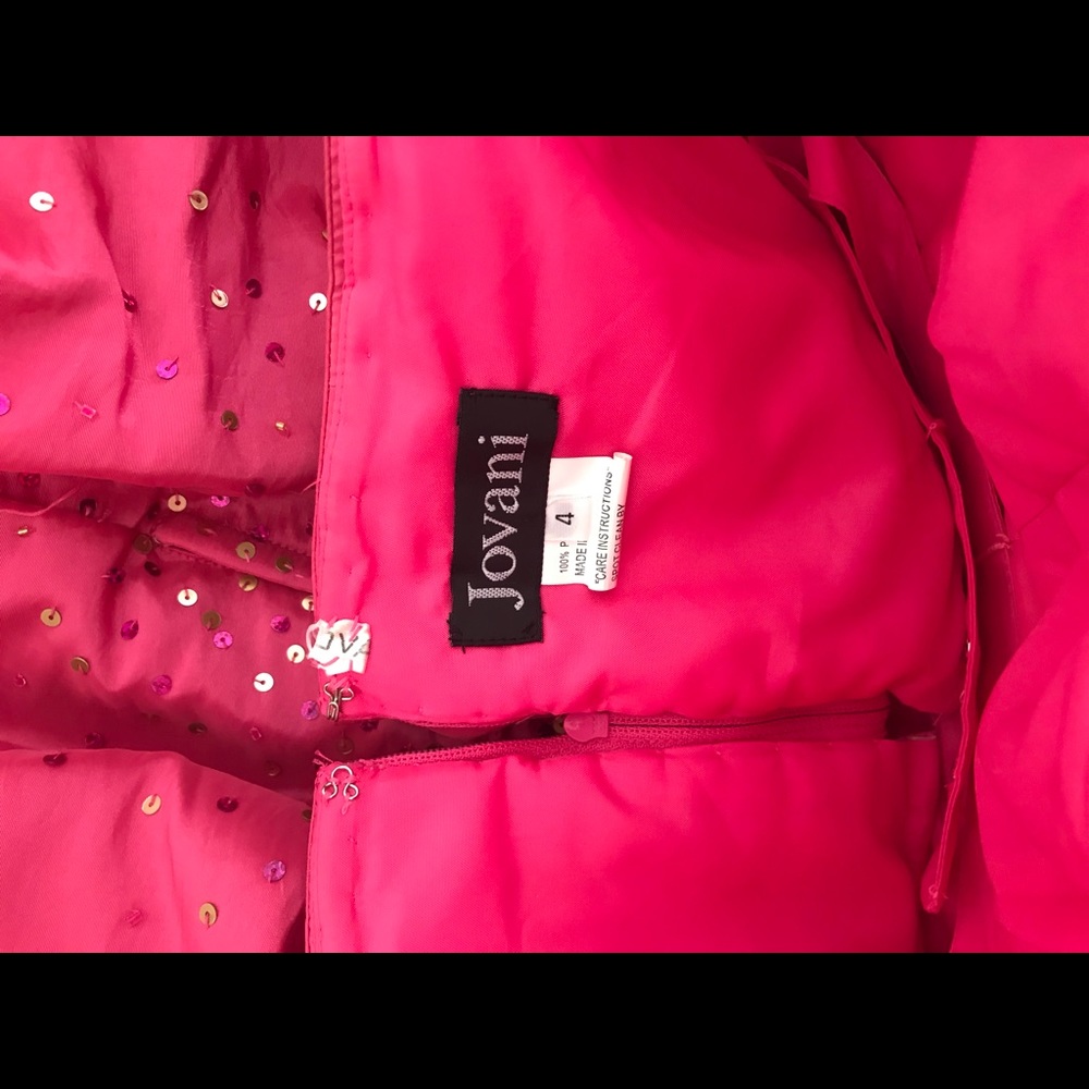 Pink Jovani Cocktail Dress - Picture 2 of 3
